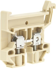 Фото 1/5 0380460000, Weidmuller SAK Series Beige Feed Through Terminal Block, 2.5mm², Single-Level, Screw Termination, Fused, ATEX, IECEx