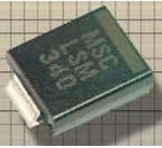 MSMCJLCE14A/TR, TVS Diode Single Uni-Dir 14V 1.5KW 2-Pin SMC T/R