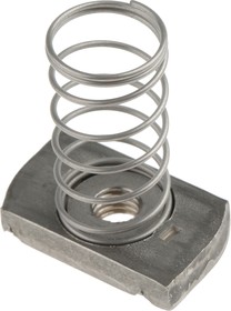 Фото 1/4 P NL08 SS, Channel Nut, M8, Nut Base Dimensions 41 x 41mm, Stainless Steel, 0.03kg