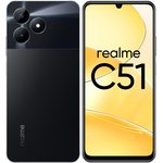 RMX3830, Смартфон Realme C51 4/128Gb Black