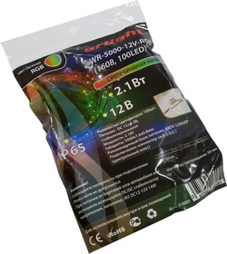 018005 WR-5000-12V-RG, B, светодиодная нить, 12V(1608, 100 LED)