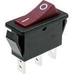 R425-BRBT-G, переключатель клавишный ON-ON 250В 16A красный