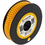 Кабель-маркер "6" для провода сеч. 4мм2 CBMR25-6, желтый, упаковка 1000 шт, 39103