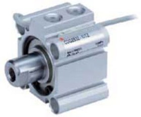 CQ2B40-10SZ, Pneumatic Cylinder - 40mm Bore, 10mm Stroke, CQ2 Series, Single Acting