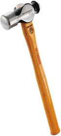 Фото 1/3 202H.2, Steel Ball-Pein Hammer with Hickory Wood Handle, 1.1kg