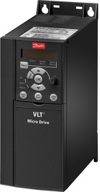 132F0026, Inverter Drive, 4 kW, 3 Phase, 400 V ac, 9 A, VLT FC51 Series