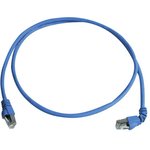 L00000A0197, Cat6a Right Angle Male RJ45 to Male RJ45 Ethernet Cable, S/FTP ...