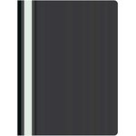 Папка-скоросшиватель Buro -PSE20BU/BLCK A4 прозрач.верх.лист пластик черный 0.11/0.13