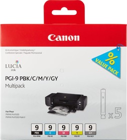 Фото 1/2 Canon PGI-9 PBK Multi Pack (1034B013), Набор картриджей