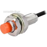 PR08-2DP2, Inductive three-wire sensor in a standard 30mm housing with indicator ...