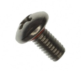R10-32X3/8 2701, Screws & Fasteners 10-32X1", Phillips Pan Head, 18-8 Stainless Steel with Silicone O-Ring, Seal Screw