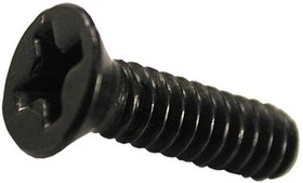 1590MS50BK, Replacement Black Chromate Screws For Black Series, 6-32 X 1/2