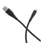 Дата-Кабель USAMS-SJ399 USB - micro USB (3 м) нейлоновая оплетка, черный (SJ399USB01)