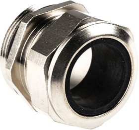 Фото 1/3 A1000.29, A1 Series Metallic Nickel Plated Brass Cable Gland, PG29 Thread, 19mm Min, 27.5mm Max, IP68
