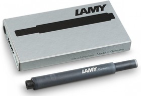 1602075, Картридж чернильный для перьевой ручки LAMY T10 черный 5 шт./уп