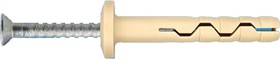 Фото 1/2 Дюбель-гвоздь нейлоновый, pdg f, с грибовидным бортиком, 6x60 мм, 40 шт. 1 0106 3