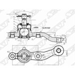 ST-43330-39535, Шаровая опора TOYOTA ARISTO/CROWN/ MAJESTA/SOARER/LEXUS ...