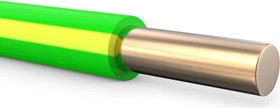 Провод ПуВнг(А)-LS 1x1,5 ГОСТ желто-зеленый (100 метров) i-KPP-PUVNG- LS-115-100-Y/G