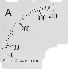Фото 1/2 D96SD DIAL 0/400A, 0/400A Meter Scale for 400/5A CT