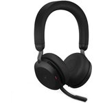 Беспроводная гарнитура Jabra Evolve 2 75, Link380a MS Stereo Stand Black