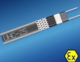Саморегулируемый греющий кабель UHC-25 экранированный в изоляции из полиолефина Ex 25 Вт 50метров (кратно 50)