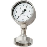 DN 25 Analogue Pressure Gauge 6bar Bottom Entry, 45817938, 0bar min.