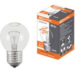 SQ0332-0002, Incandescent lamp "Ball transparent" 40 W-230 V-E27 Pack ...