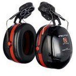 H540PHSV, Optime Ear Defender with Helmet Attachment, 33dB, Black, Red