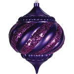 502-207, Елочная фигура Лампа, 20 см, цвет фиолетовый