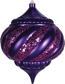 502-207, Елочная фигура Лампа, 20 см, цвет фиолетовый