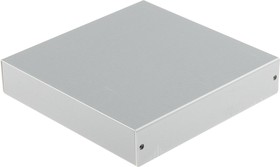 Фото 1/3 MB15-3-15, MB Series Silver Aluminium Enclosure, Silver Lid, 150 x 150 x 30mm