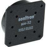 SCS-32-P10, Piezoelectric Miniature Speaker, 100dB, 500 8000 Hz, 66nF, 5.8mm Lead Length, 33.5 x 33.5 x 9.7mm