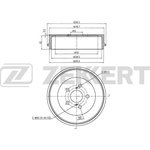 bs-5167 Барабан торм. зад. Toyota Avensis (T220) 97-