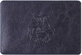 Фото 1/2 Чехол для карт с вырубкой, 64x96 мм, синий 2802.ЯК-201