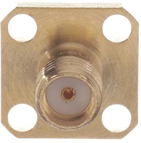 23_SMA-50-0-324/111_NY, RF Connectors / Coaxial Connectors SMA straight flange receptacle jack(f)
