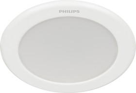 Фото 1/6 Светильник светодиодный встраиваемый Philips DN027B LED6 6Вт 4000К 220-240В D90