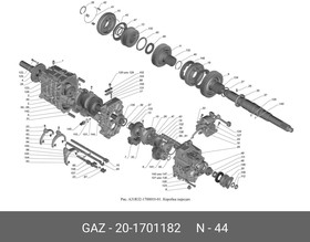 Ролик переднего подшипника вала вторичного газ уаз газ соболь ГАЗ 20-1701182