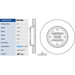 SD1046, диск тормозной передний!\ Hyundai ...