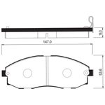 SP1099, SP1099SNS_!колодки дисковые п.\ Hyundai H1/Starex 2.4/2.5TD 97