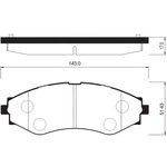 SP1103, SP1103SNS_=645 32 !колодки дисковые п.\ Daewoo Evanda 2.0i 02