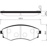 SP1144, SP1144_колодки дисковые передние!\ Daewoo Rexton 3.2i/2.9TD ...