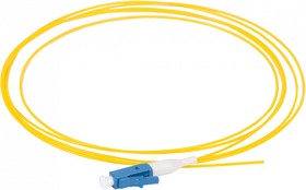 FPT09-LCU-C1L-1M5, ITK Оптический коммутационный монтажный шнур (Пигтеил), для одномодового кабеля (SM), 9/125 (OS2), LC/UPC, LSZH, 1,5м