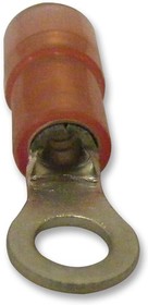 RNYDM1-3.7, Клемма с кольцевым наконечником, M3.5, #6, 16 AWG, 1.5 мм², Серия RNYD, Красный