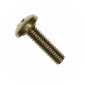 R10-32X5/8 2701, Screws & Fasteners 10-32X5/8", Phillips Pan Head, 18-8 Stainless Steel with Silicone O-Ring, Seal Screw