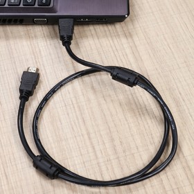 Фото 1/6 17-6202, Кабель HDMI - HDMI 1.4, 1 метр Gold