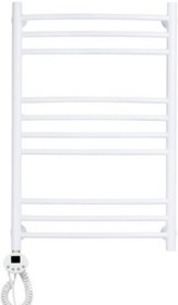 Полотенцесушитель электрический тэн слева, Калипсо П10 500х800 БЕЛ EL
