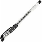 Гелевая ручка Basic Needle Gp-679 с грипом, черная, игольчатый узел 0.5 мм ...