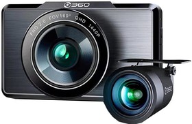 Фото 1/5 Видеорегистратор 360 Dash Camera G500H с камерой заднего вида (360 Dash Camera-G500H)