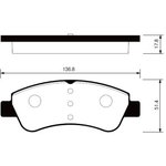 SP1241, SP1241_колодки дисковые передние!\ Peugeot 307, Citroen Xsara 1.4i-2.0HDi 00