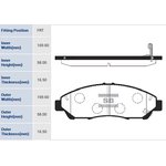 SP1452, SP1452SNS_[45022STXA00] !колодки дисковые п.\ Acura MDX/ZDX 07-11 ...